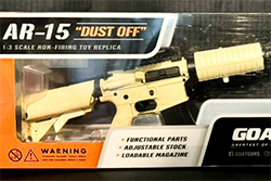 AR-15/M4A1 model Dust Off in the pre-assembled packaging