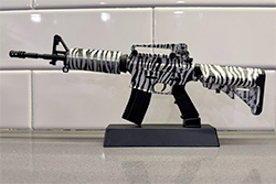 The Zebra Striped AR-15/M4A1 Image of AR-15/M4A1 model Torn Apart