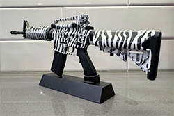 The Zebra Striped AR-15/M4A1 Image of AR-15/M4A1 model Torn Apart