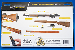 Image of Patton the M1 Garand model updated packaging