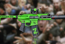 The SIG MCX Rattler Zombie Rare Edition.