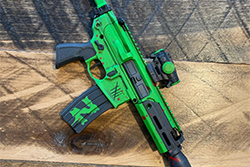 The SIG MCX Rattler Zombie Rare Edition.