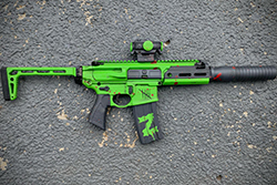 The SIG MCX Rattler Zombie Rare Edition.